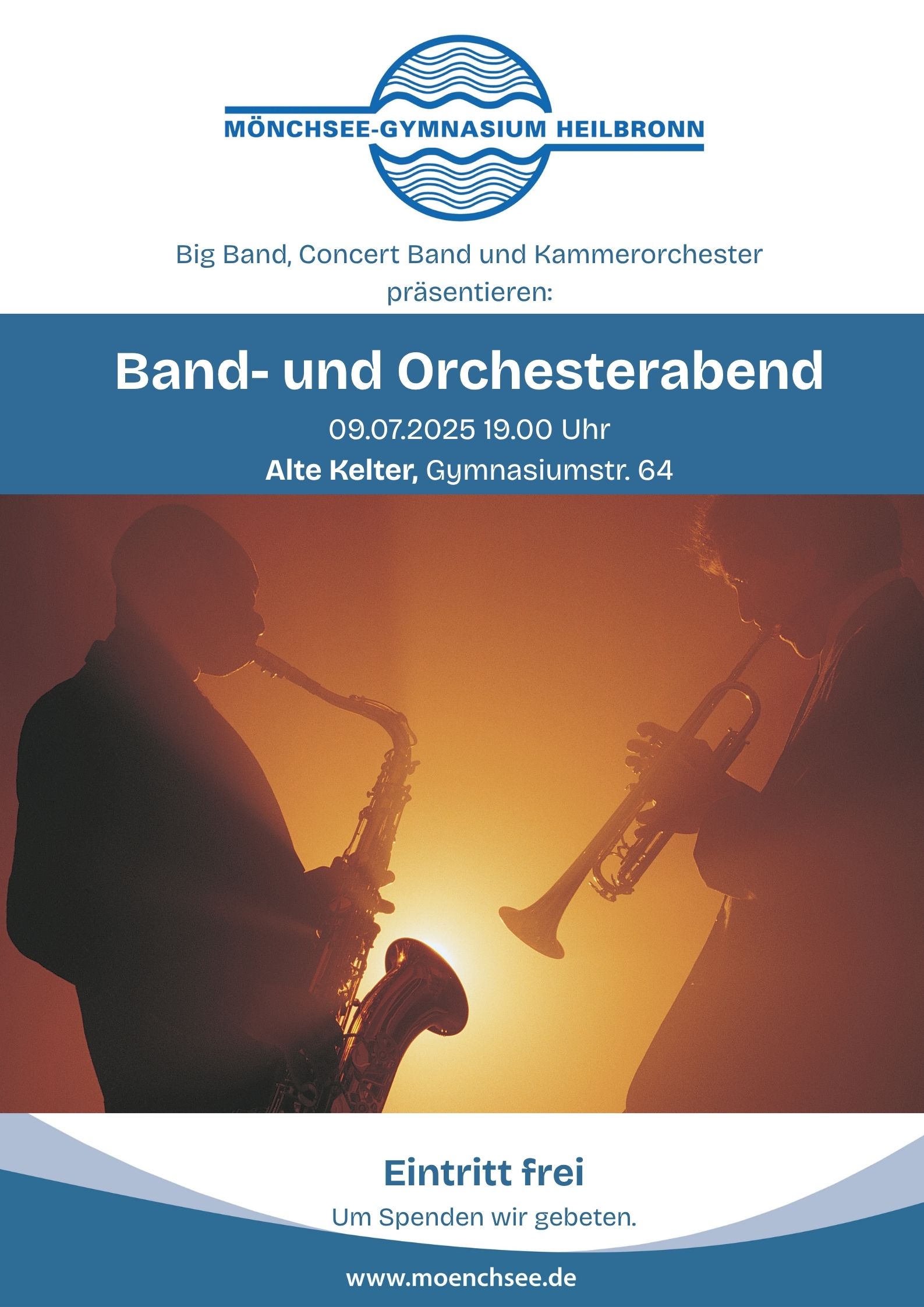 Plakat Orchesterabend 2025